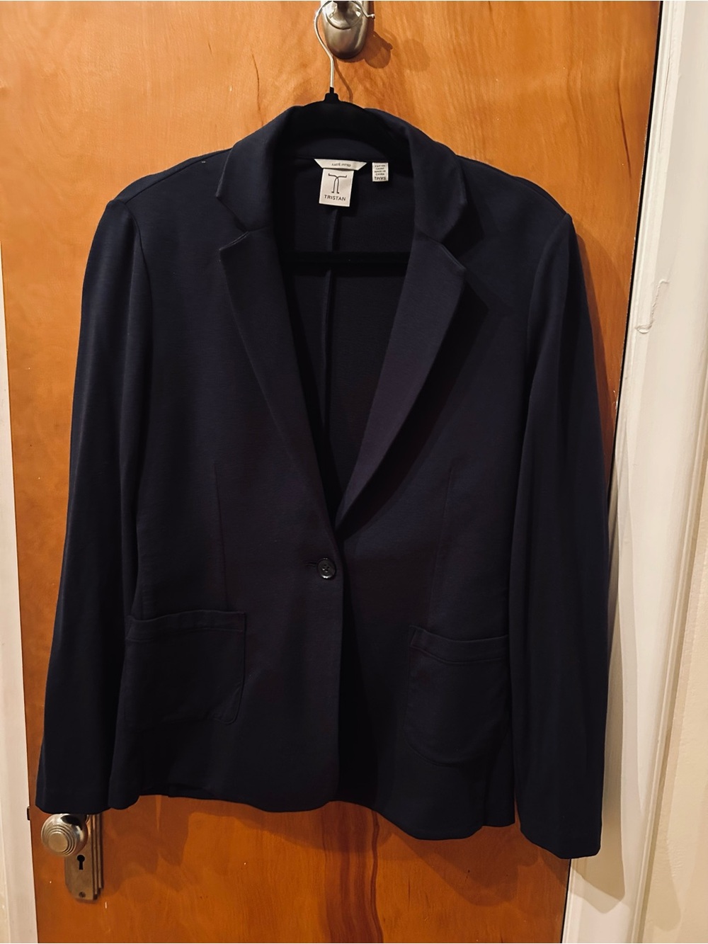 Tristan Navy jersey sports Women's Blazer